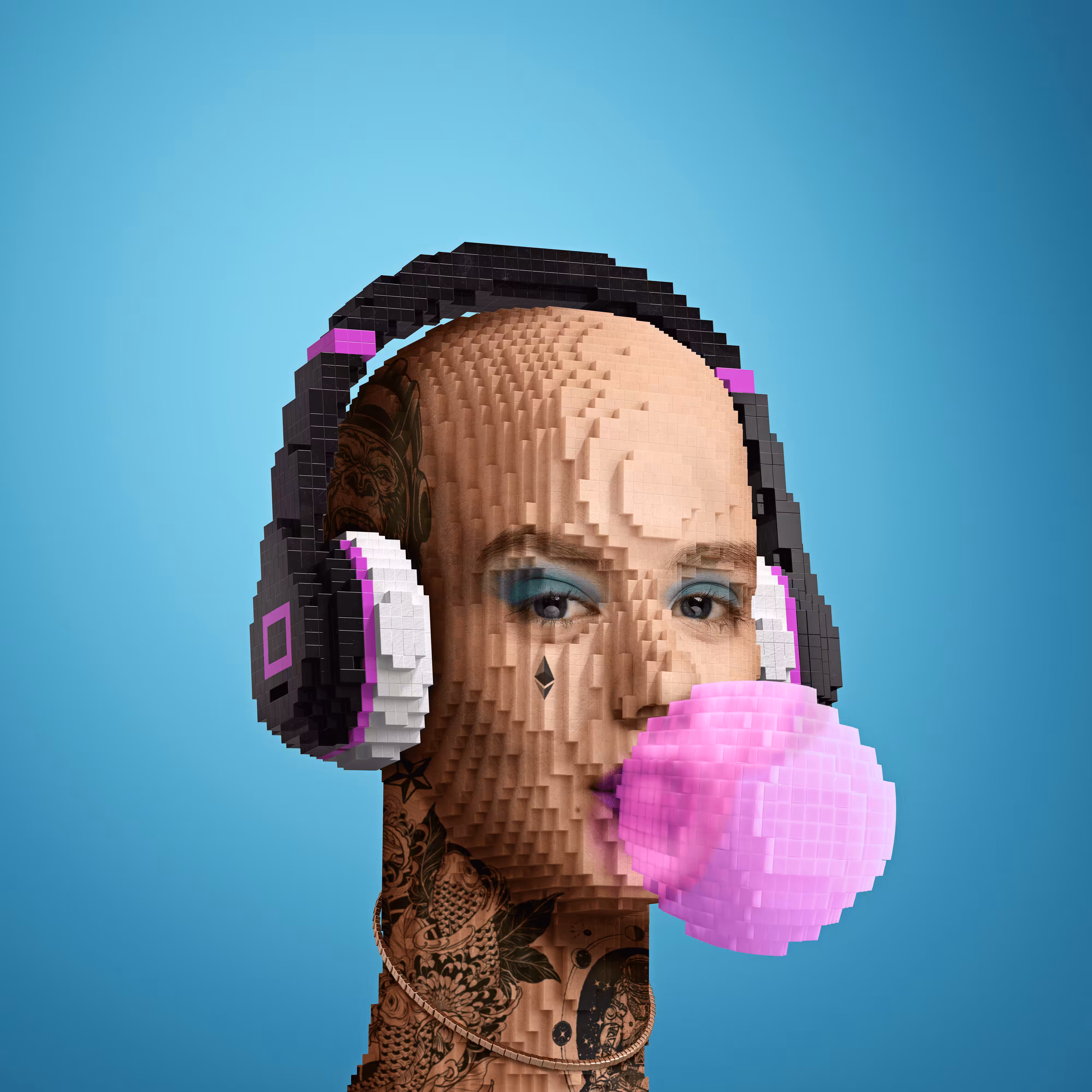 Block Head Punk 087