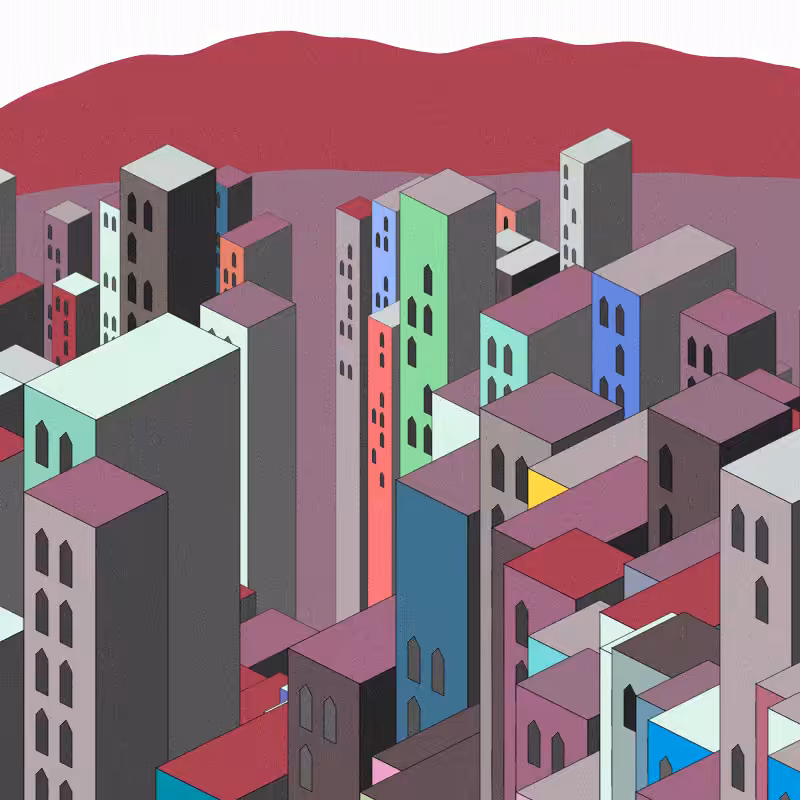 Coloured City #97