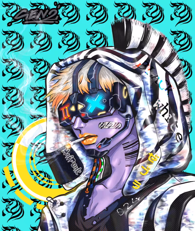 #024 Silver Z Punk
