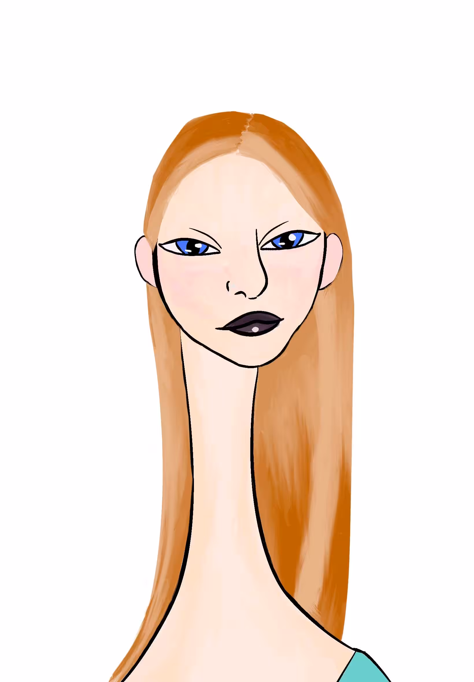 Long Neckie Lady #2613