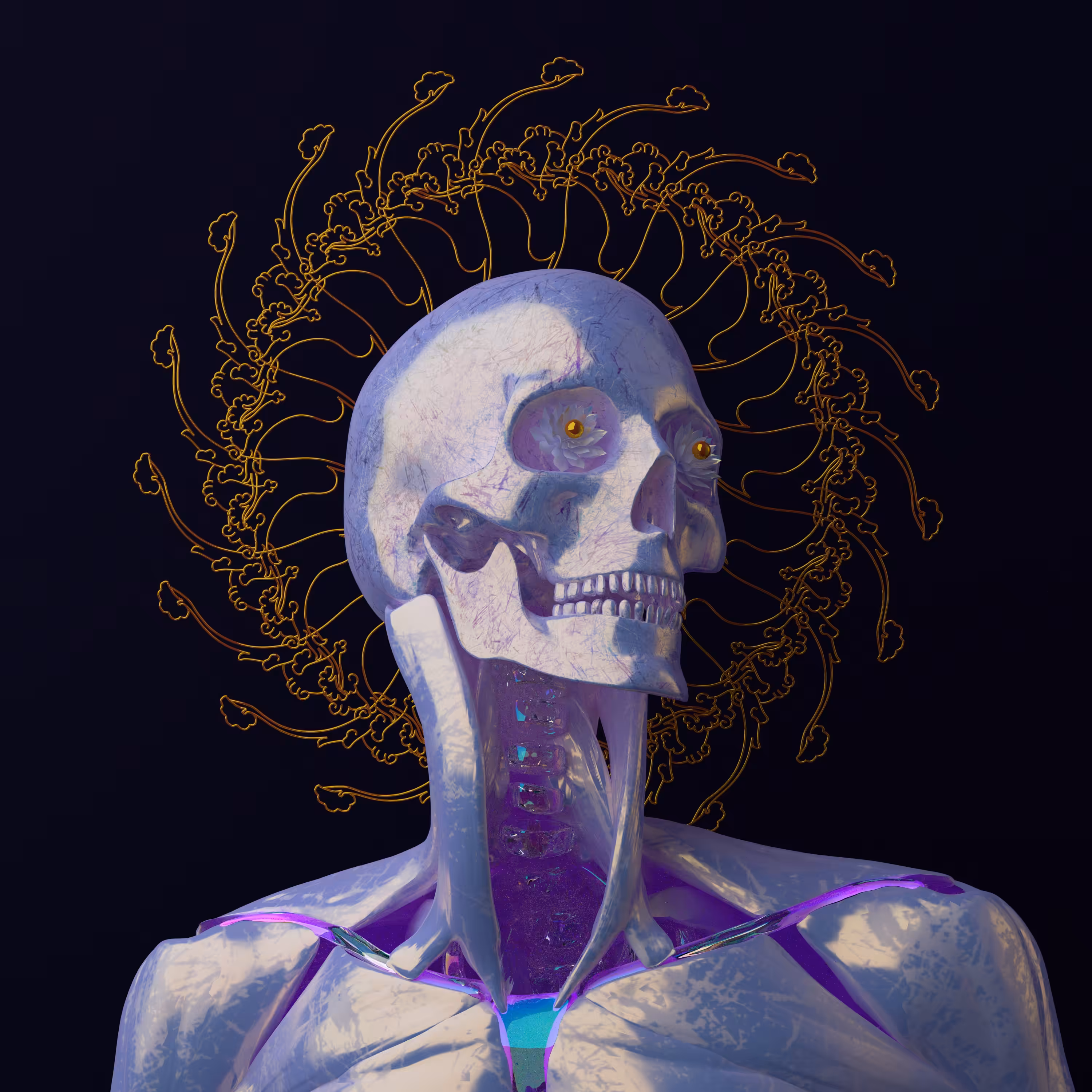 portrait photograph from skull NO.06