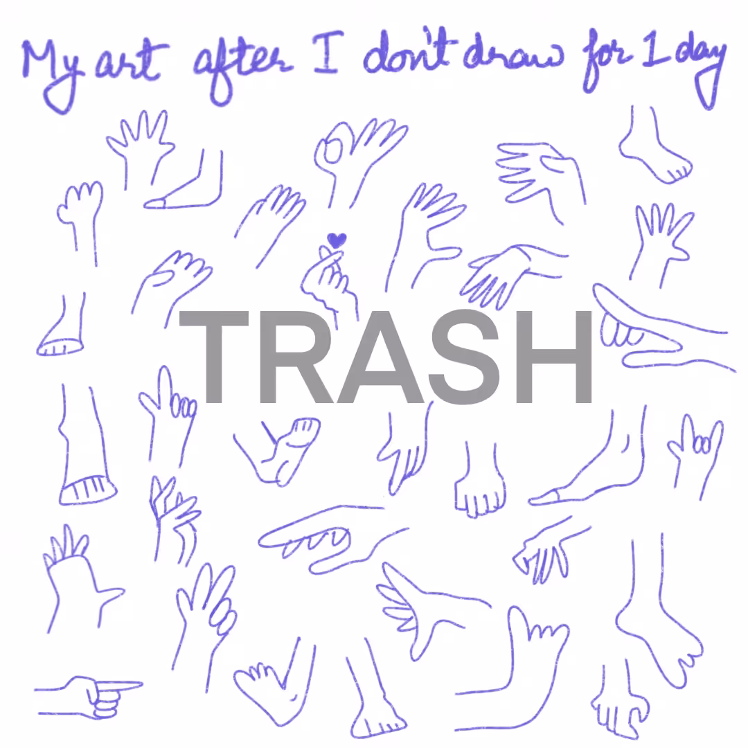 Your art is TRASH 