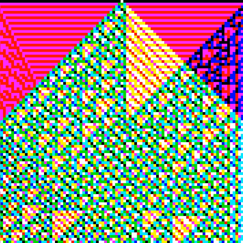 RGB Elementary Cellular Automaton #239