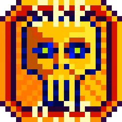 ✜ 0,25 COINS SKULL PIXEL ✜