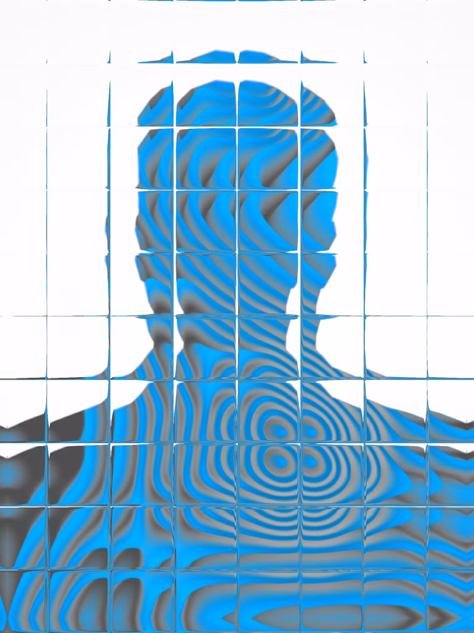 Blue portrait