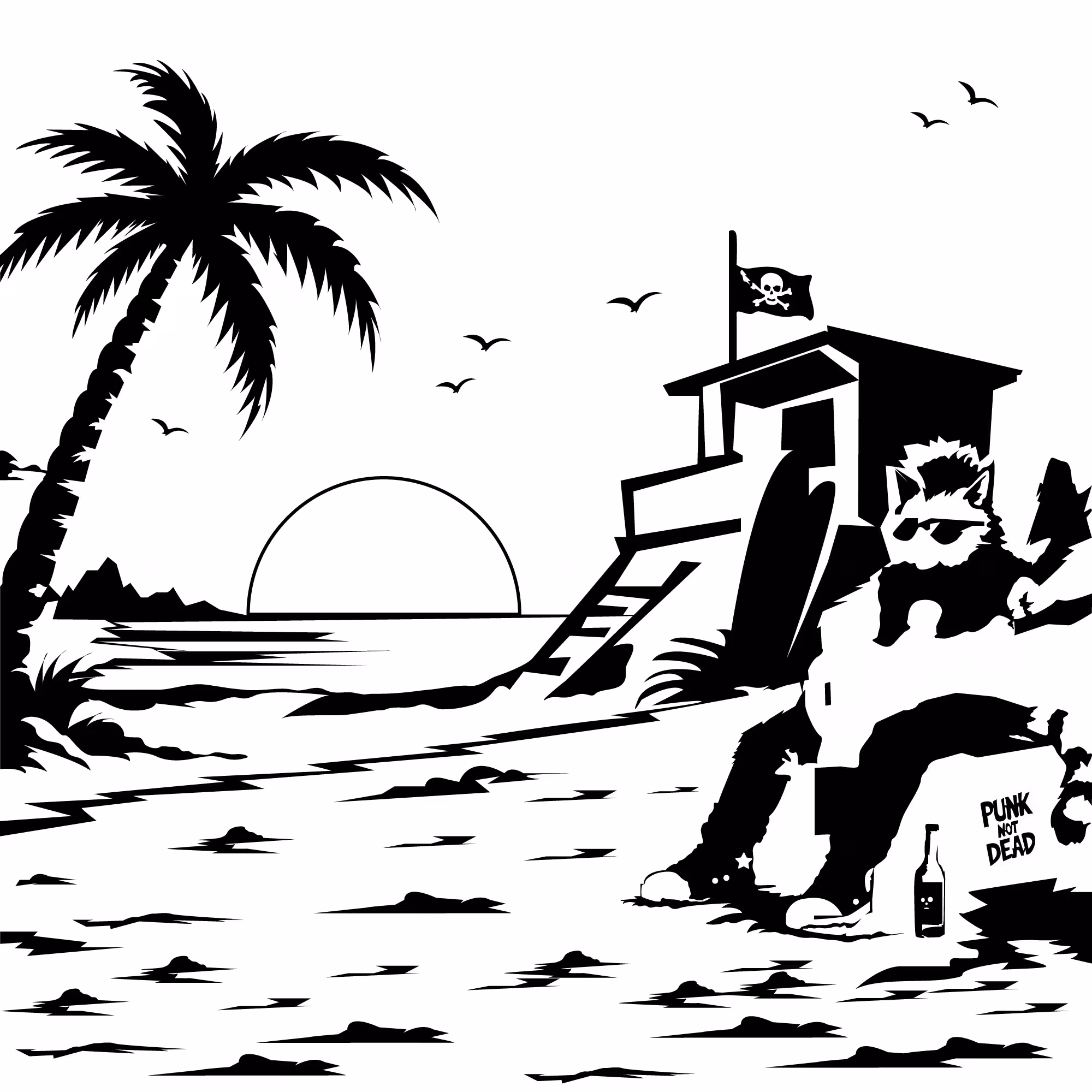 Bamshi punk palm 