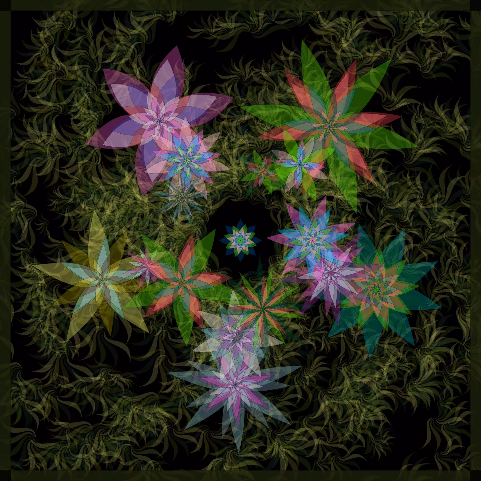 Bezier Garden #14