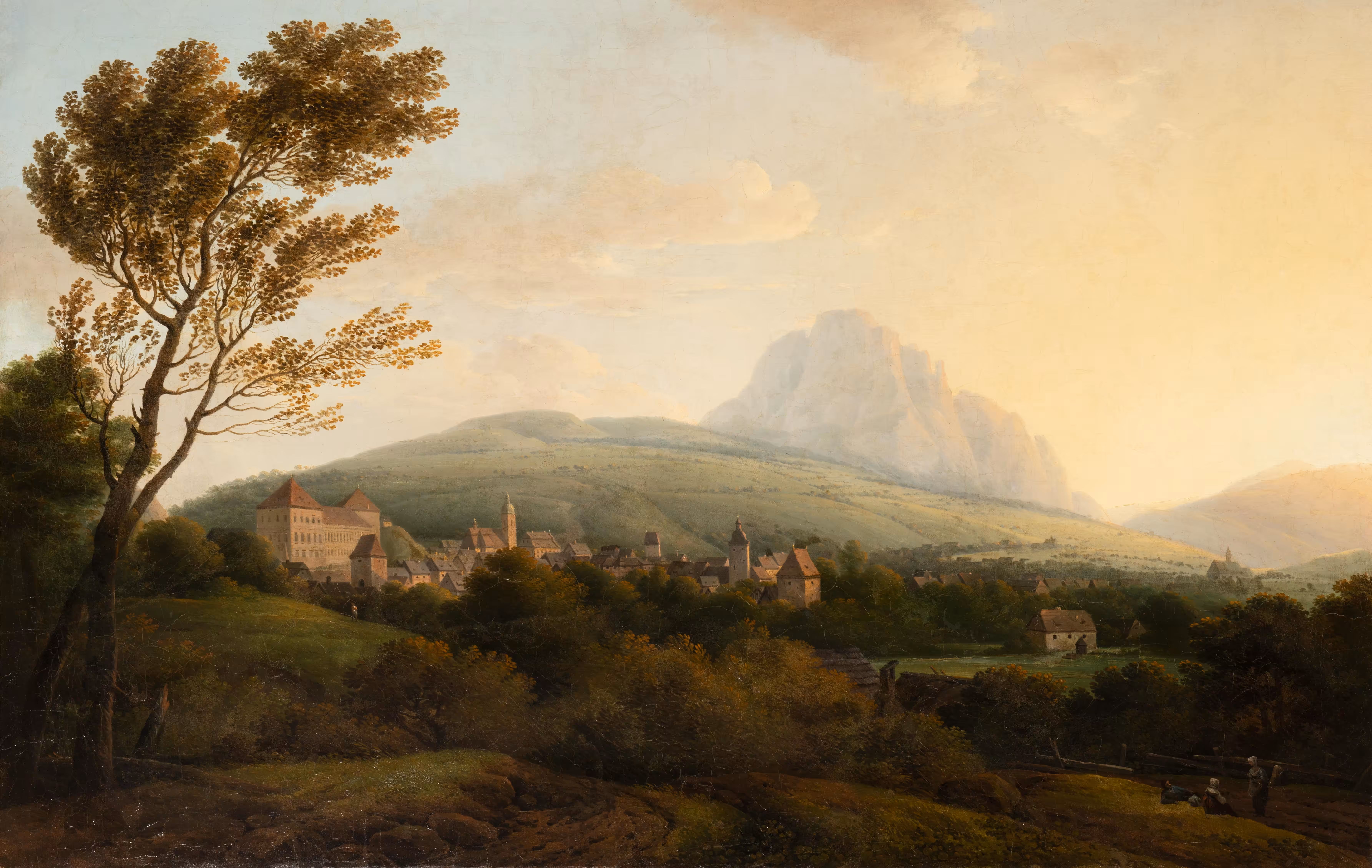 Proof of Patronage: A View of the Town of Bílina