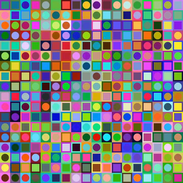 Square Dot Composition #310
