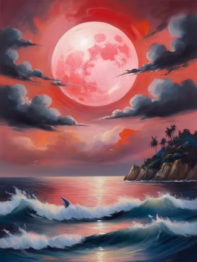 Red moon