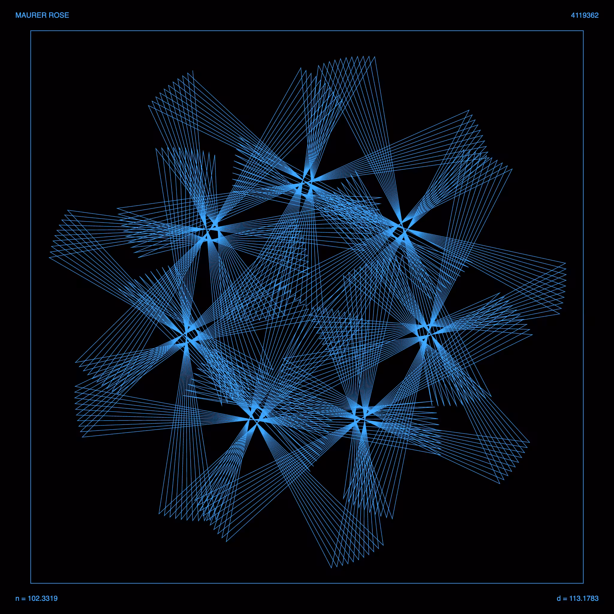 Maurer Rose: The Night Sky