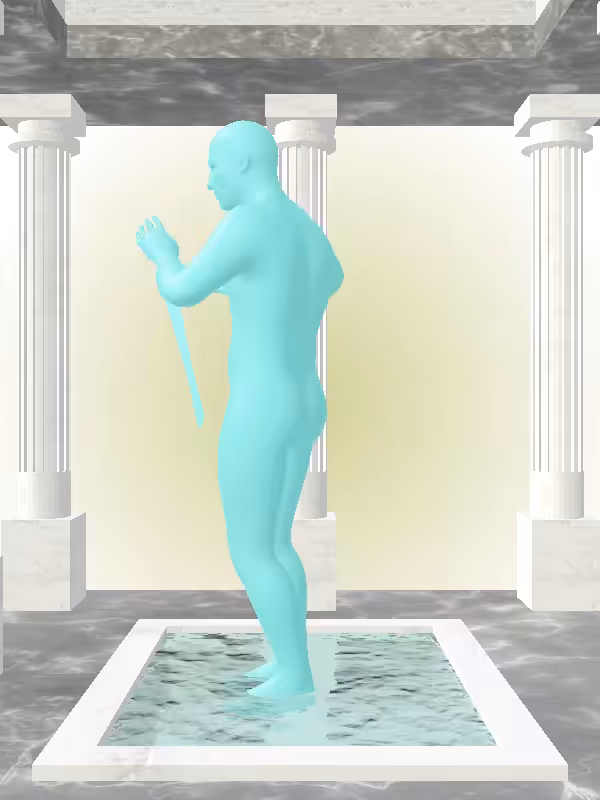 HeavenComputer: The Robotic Minty Green Man #7255