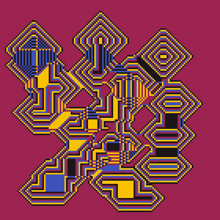 Superimposed Octagonal Pyramids #50