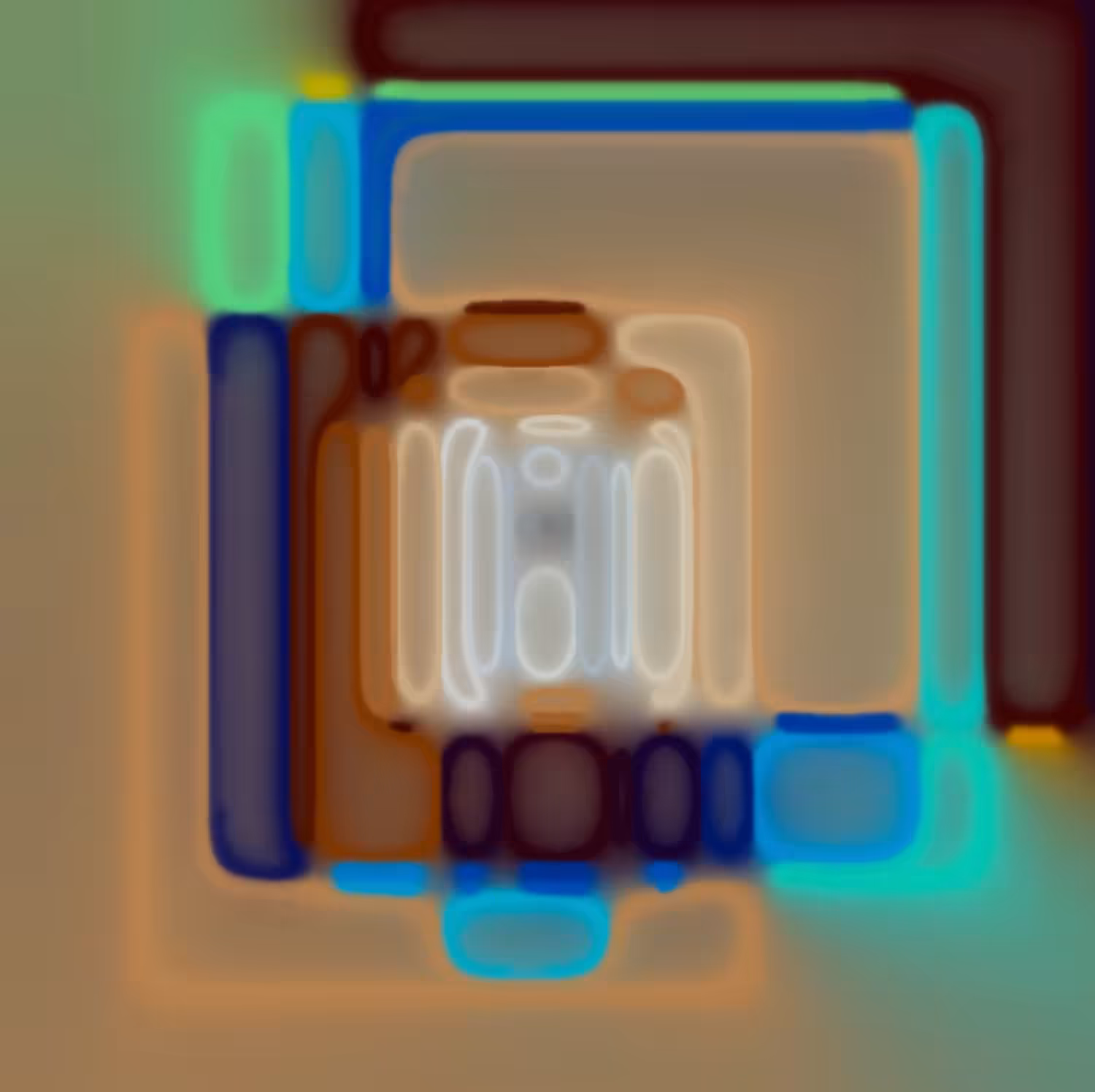 squares rotate glow