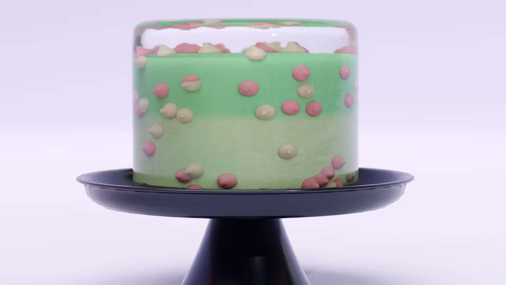 Jelly Chip Cake - Lemon Lime
