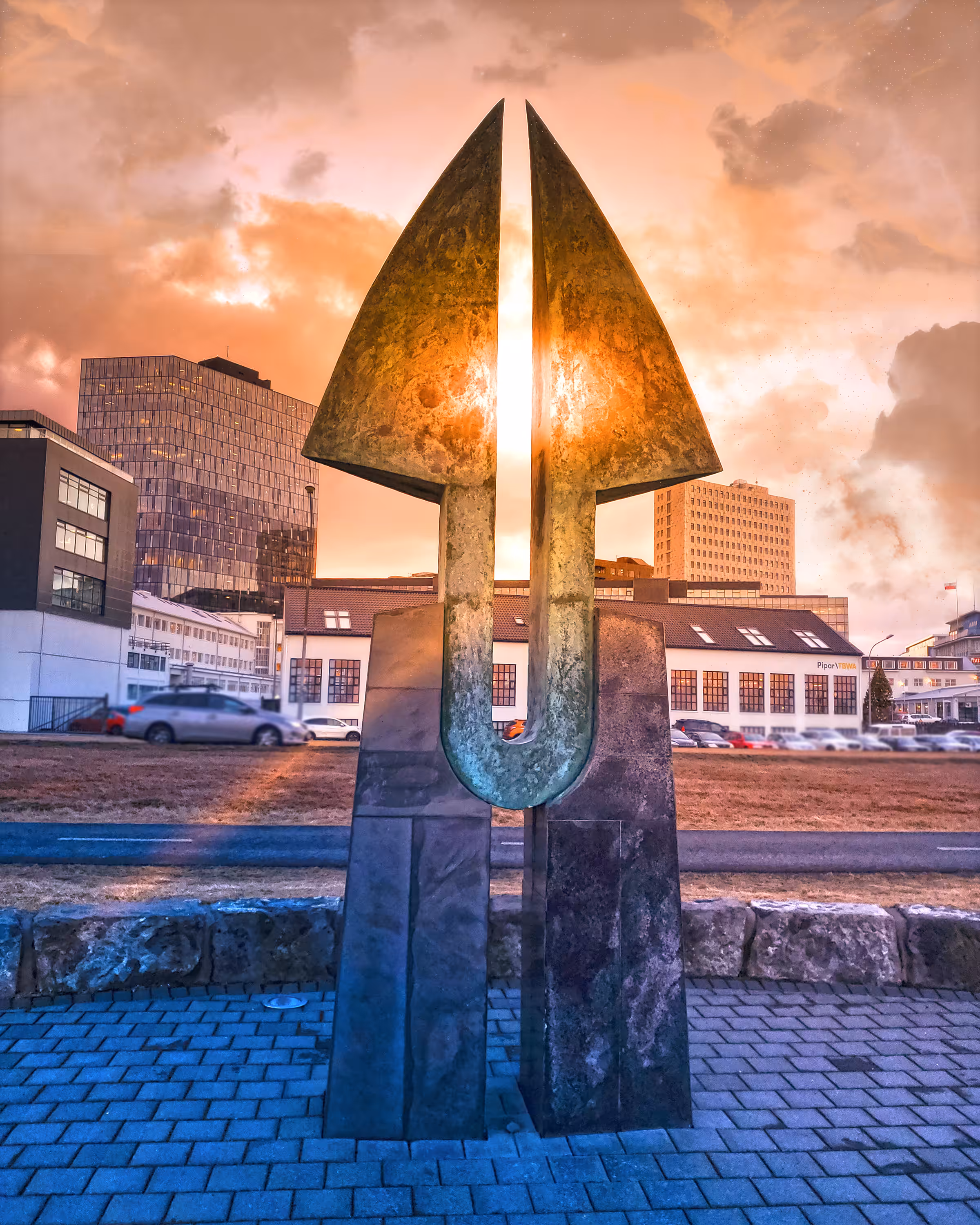 Anchor, Reykjavik, Iceland