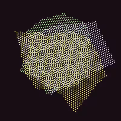 Moiré Mesh Paintings #45