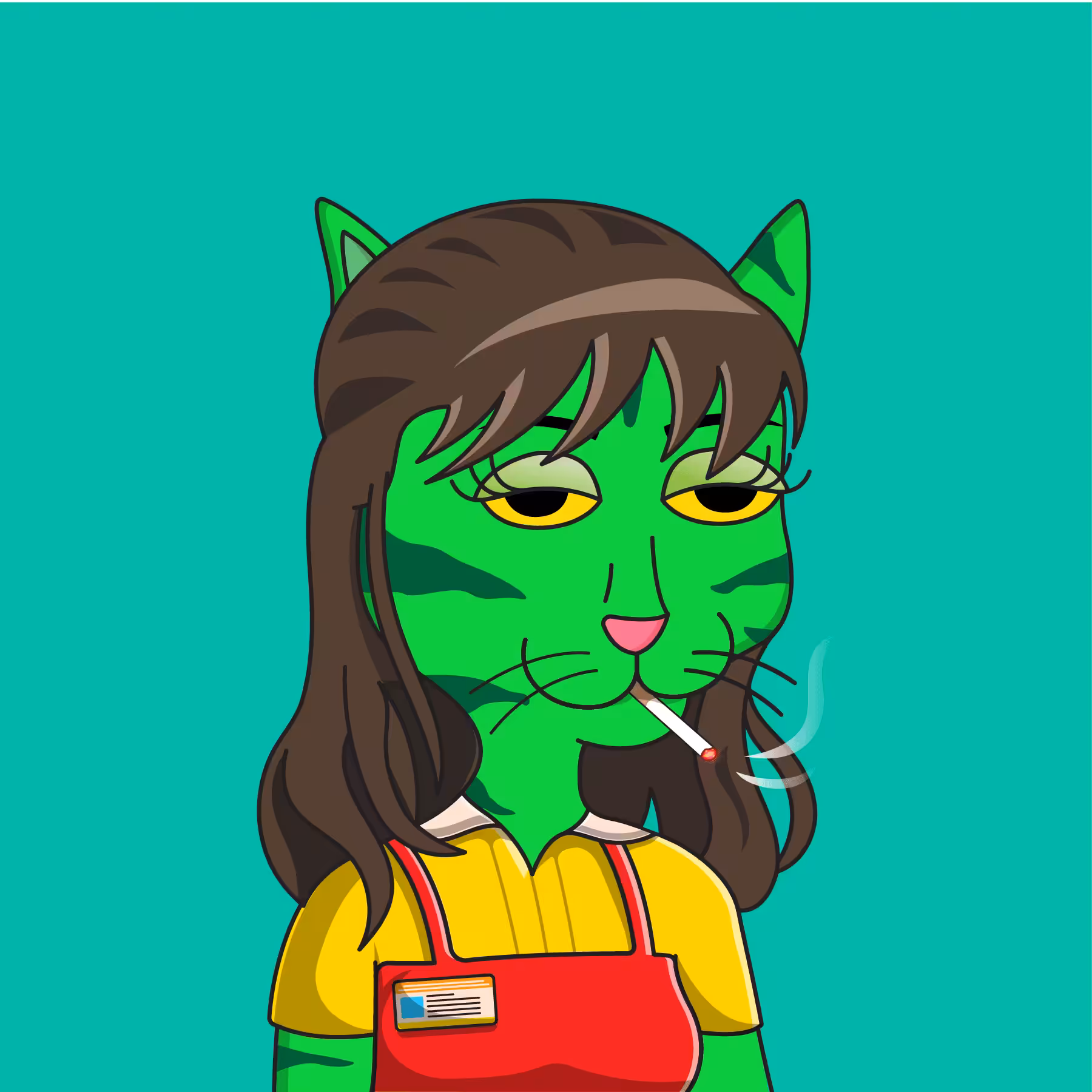 Girl Cat #539