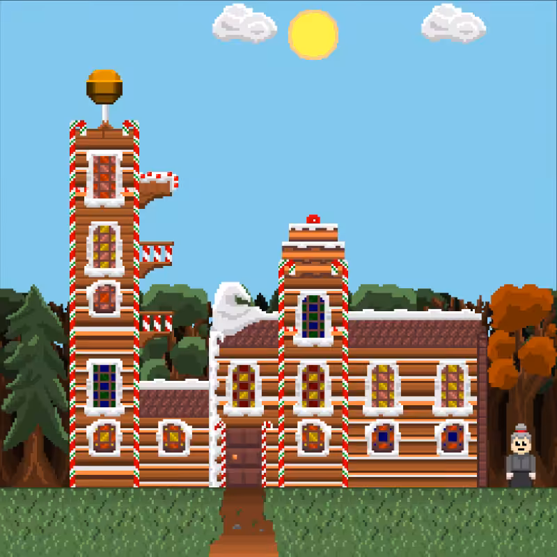 2D Mansion Candy House #124
