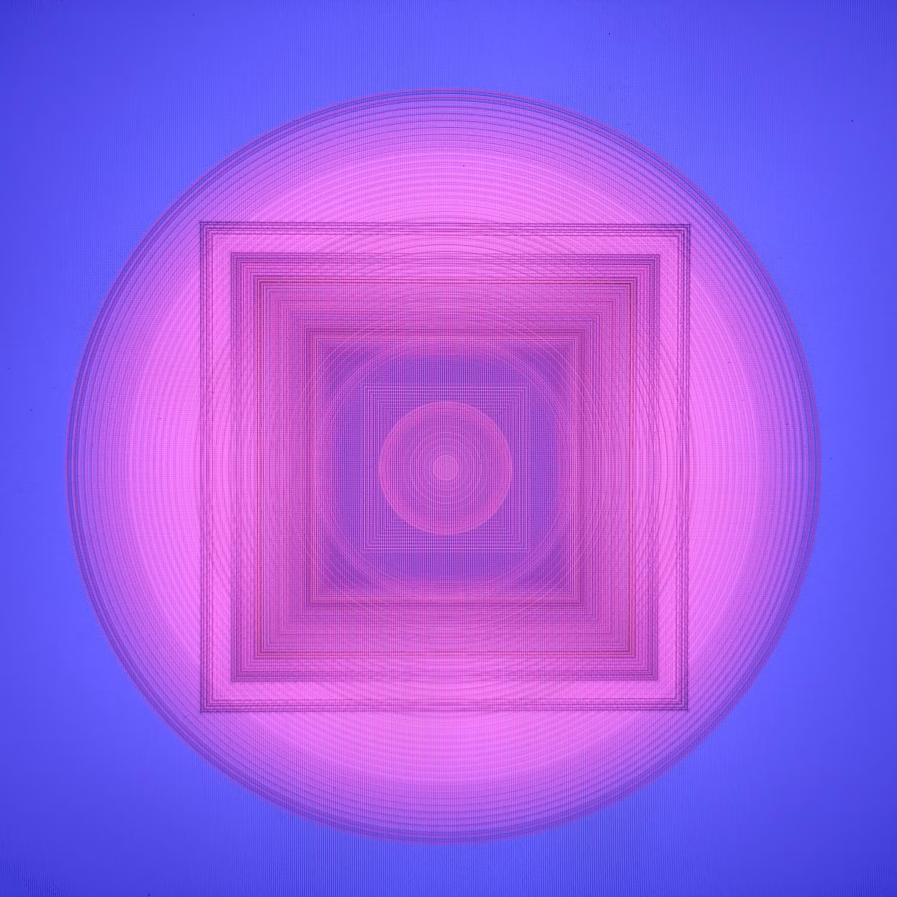 blue train#3 reflection on creation and space 