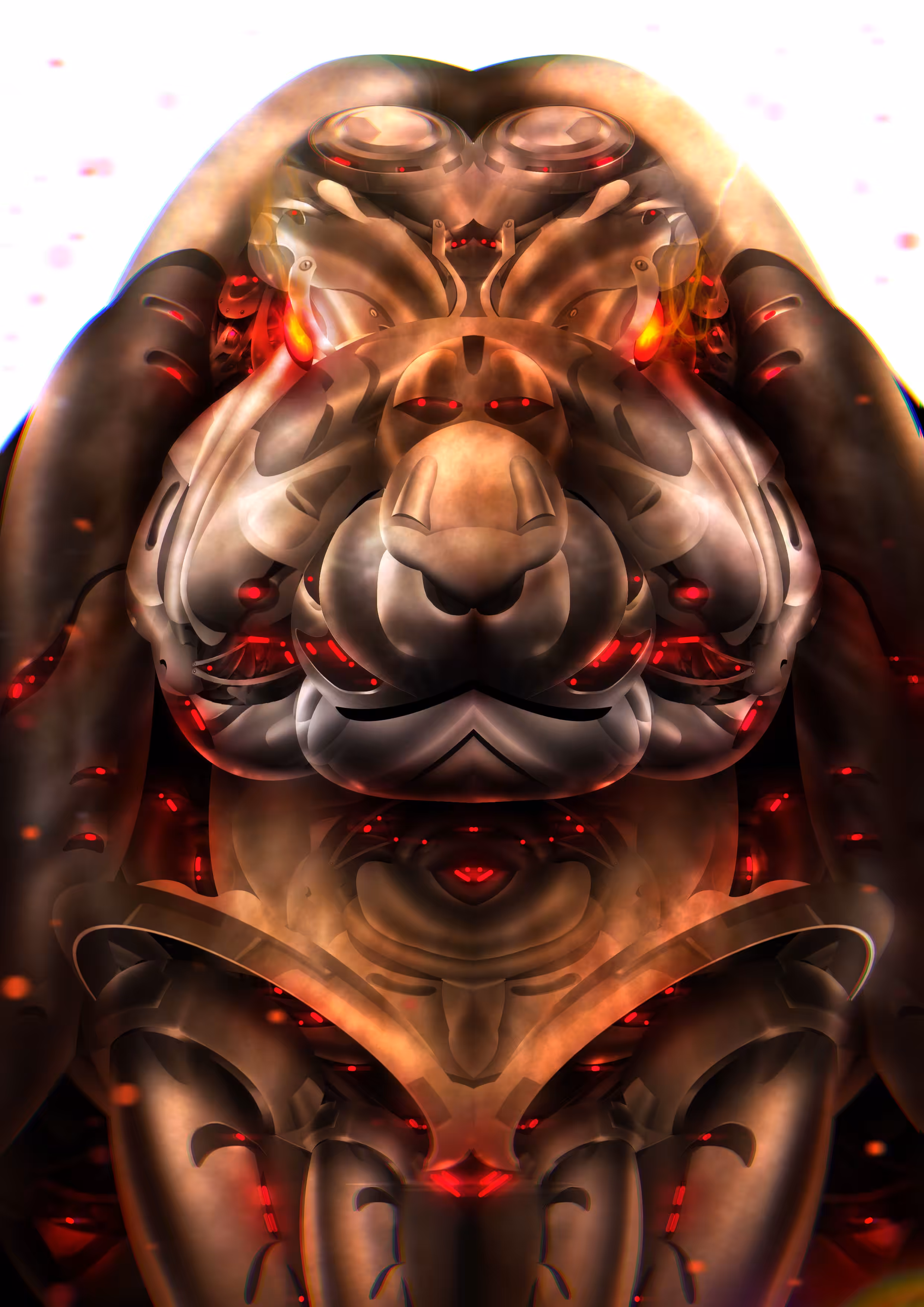 CYBORG FRENCH LOP RABBIT #045