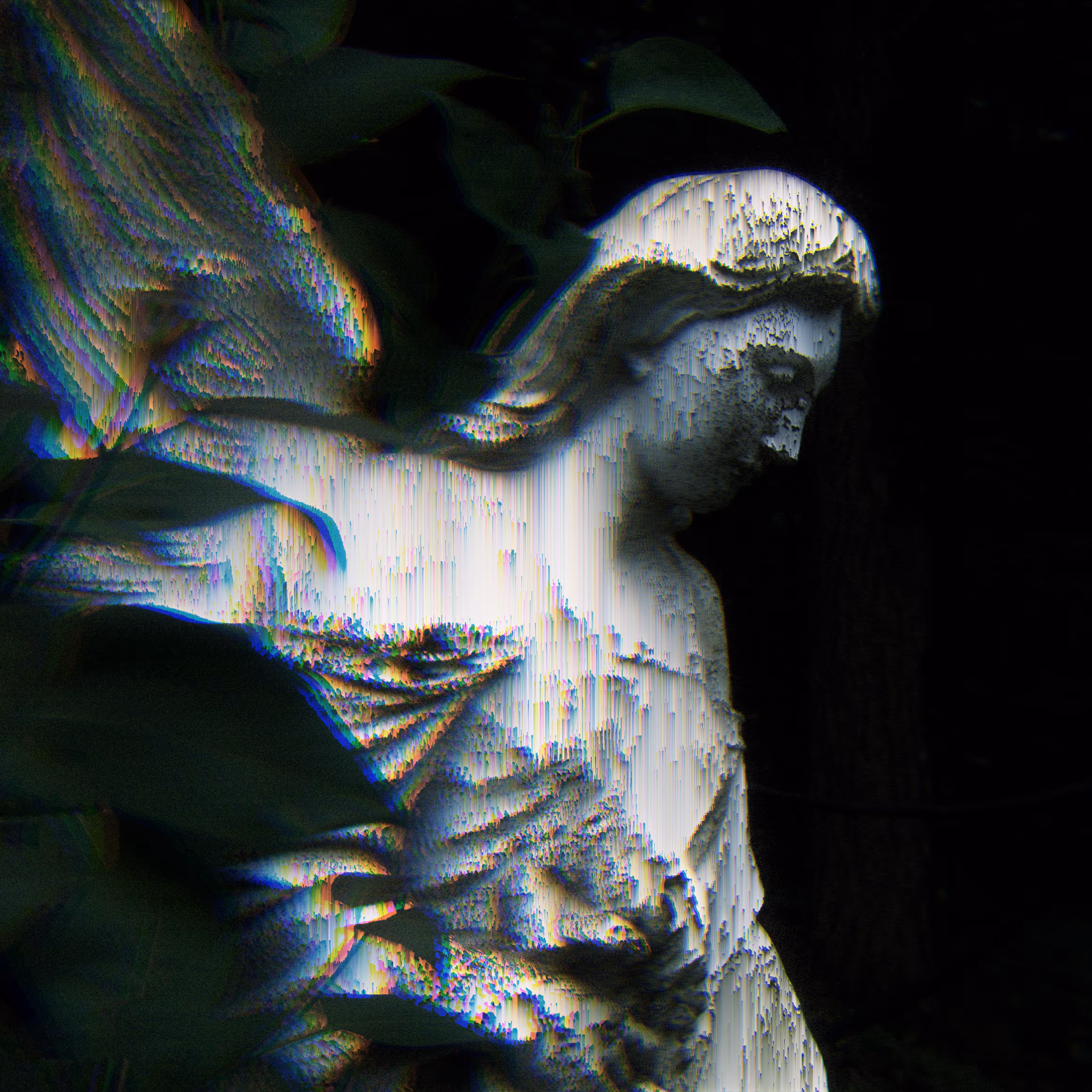 at the edge of darkness - I (glitched)