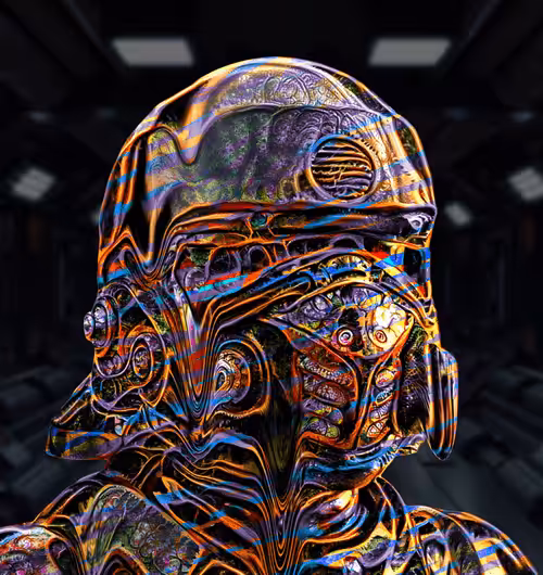 The trippy head #18