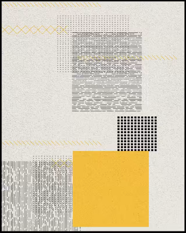 Dance of lines and shapes #16