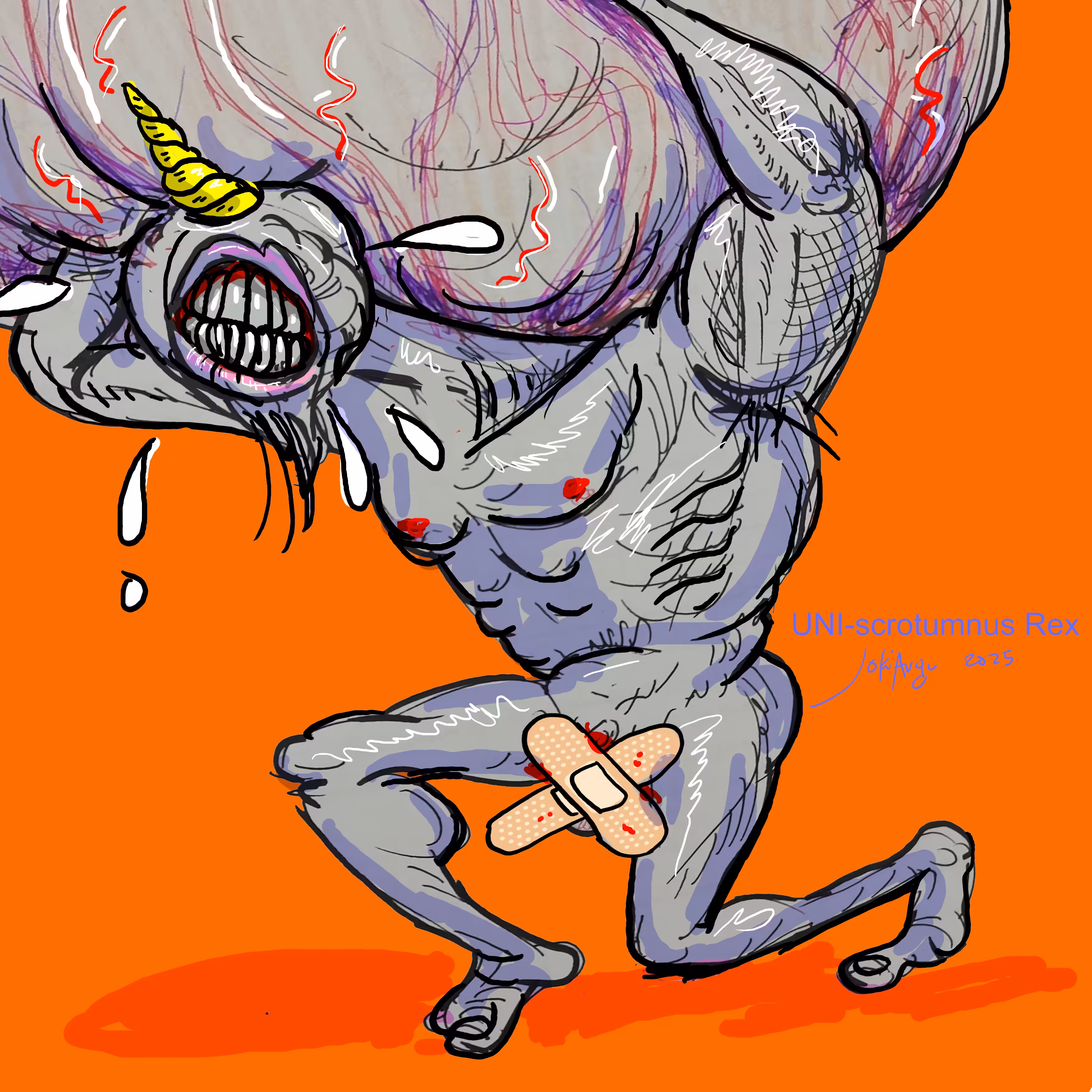 Rodeo posts: UNI scrotumnus Rex