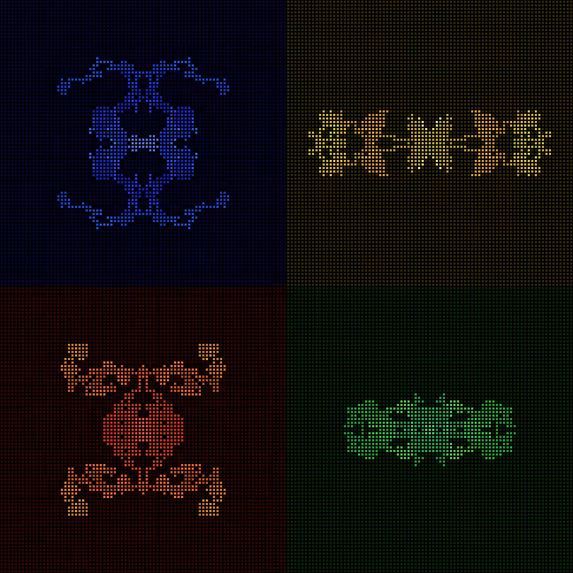Dither Creatures 2x2 #85