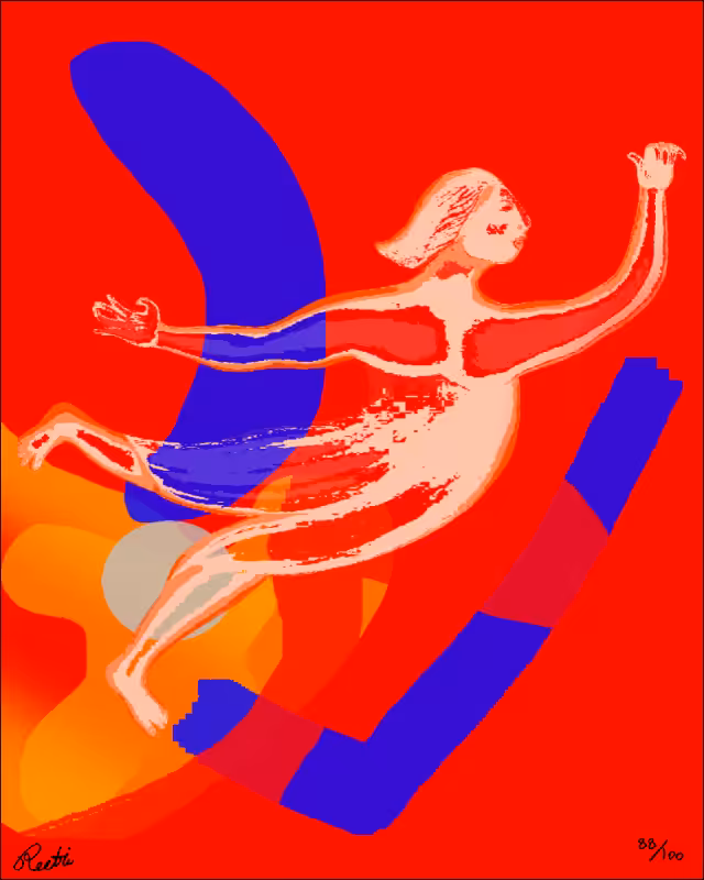 Woman With Ball #1