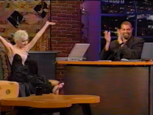Ana Voog makes Sinbad Happy