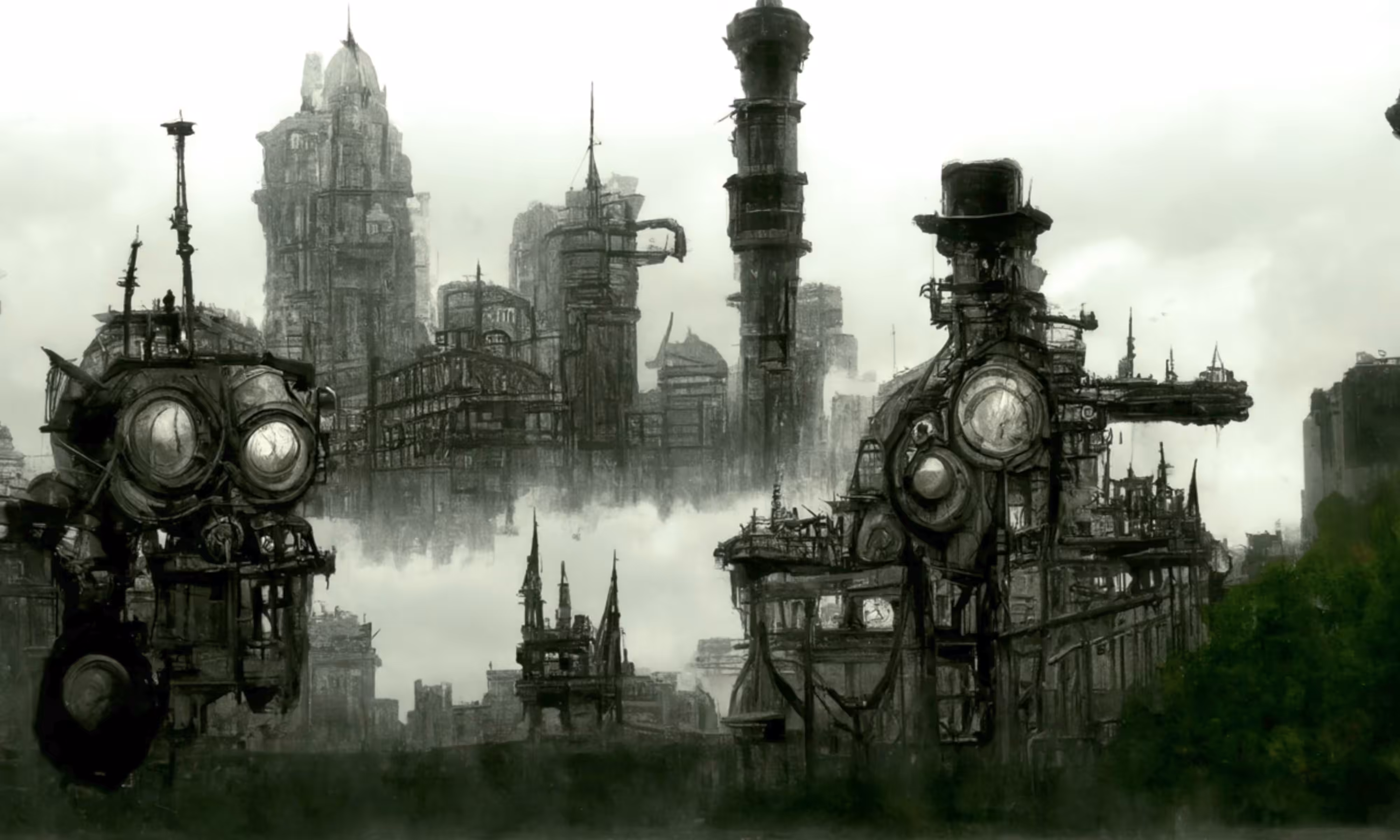 SteamPunk cityScape #008