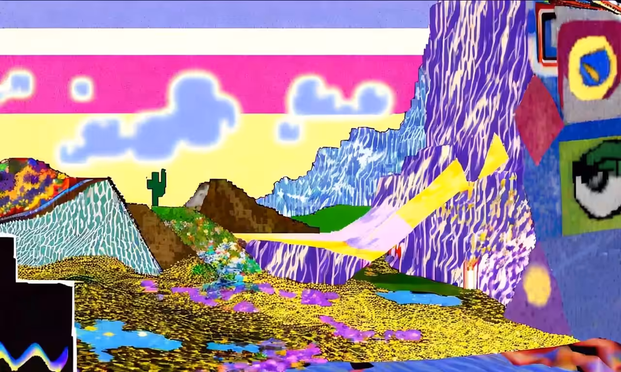 uno solo tiene que promptear un horizonte y el propio ruido nos enseñará el paisaje
