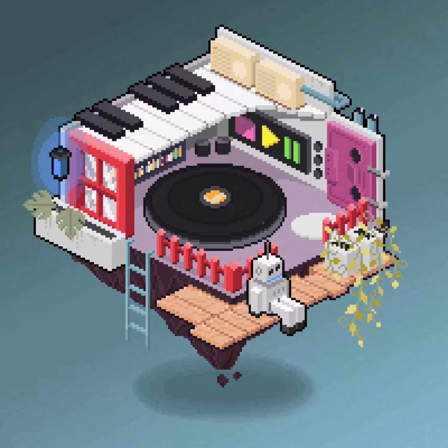 Rare Lofi Roomie #86 ( Lofi Robo pixle )
