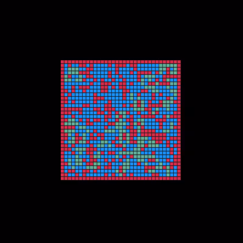 Game of Life: Water Variant #7