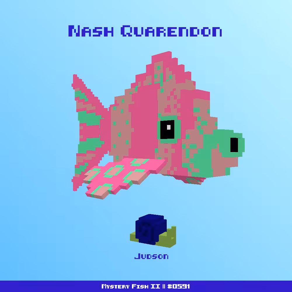 Nash Quarendon :: Mystery Fish 0591/1000 