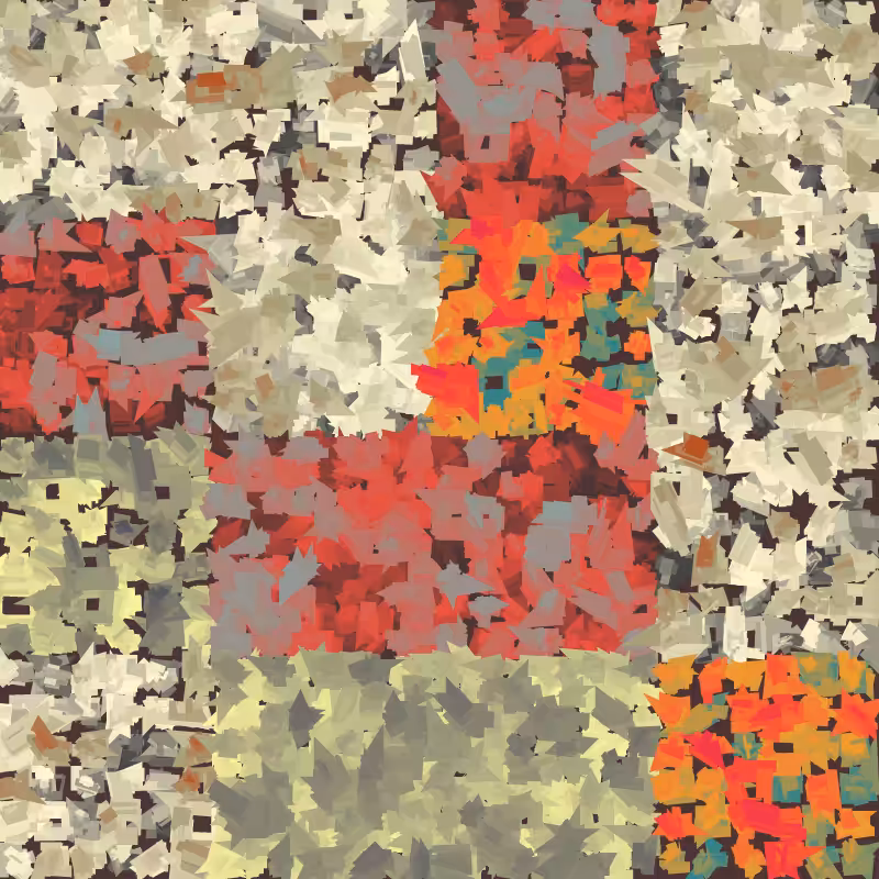 Watercolor Grid #35