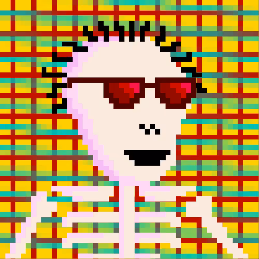 PIXEL SKULLETTI 1 #162