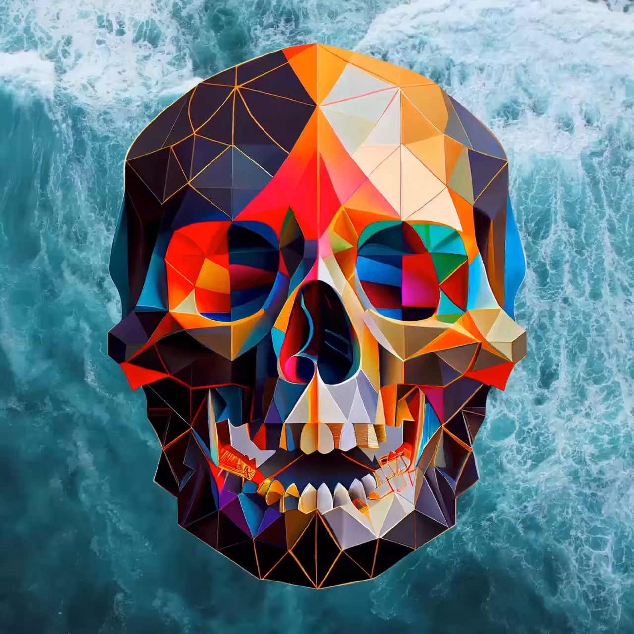 Geometric Skull • Relaxation 