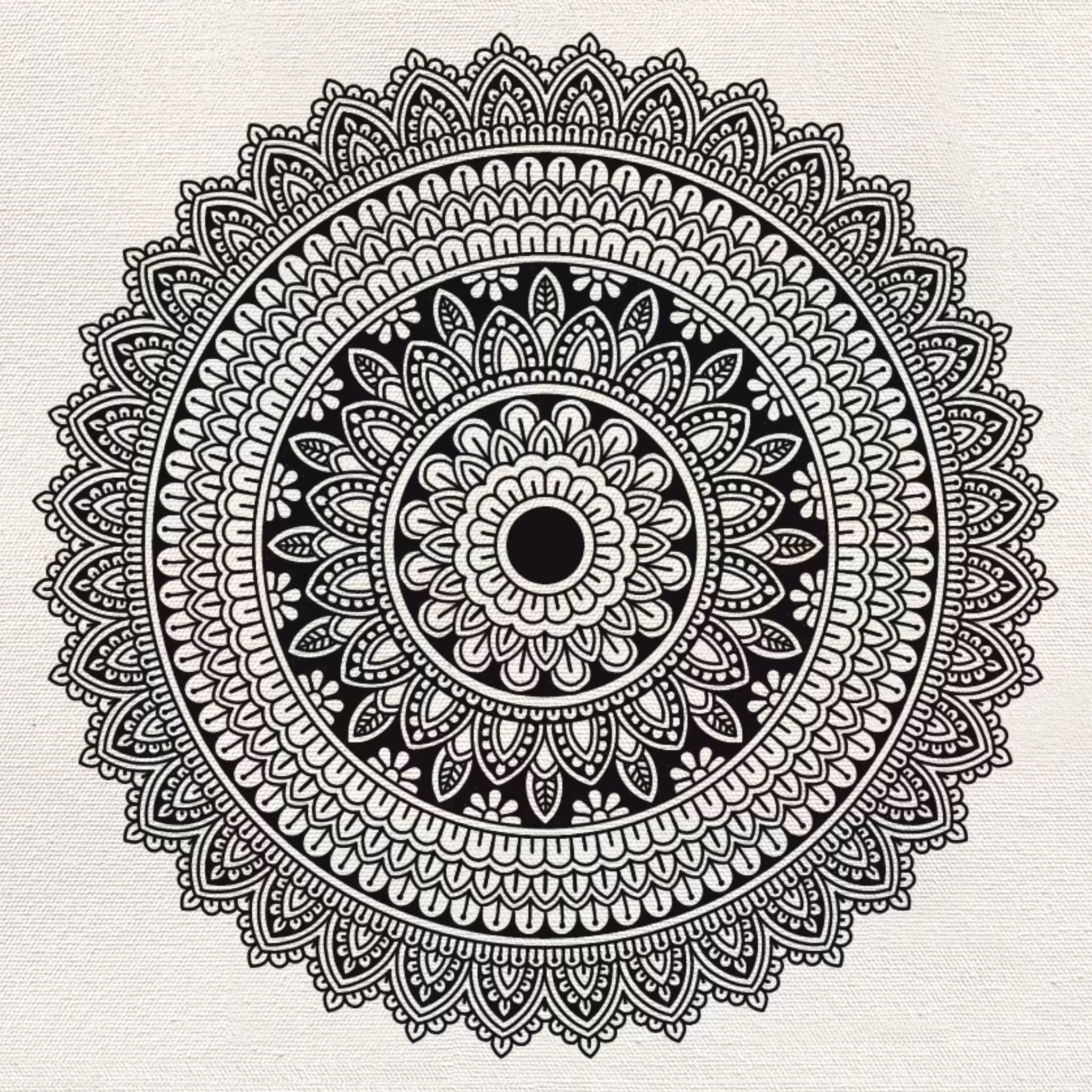 Hand Drawn Mandala Series