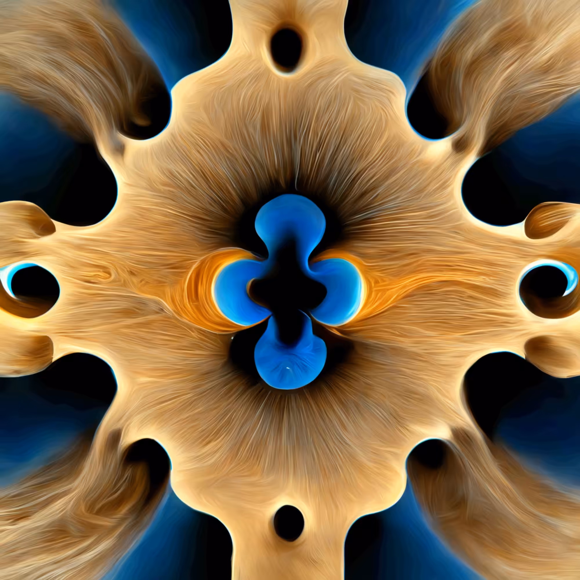 Julia fractal spinning in space #2