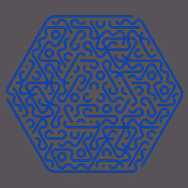 Threefold Symmetry - Dark Variations #191