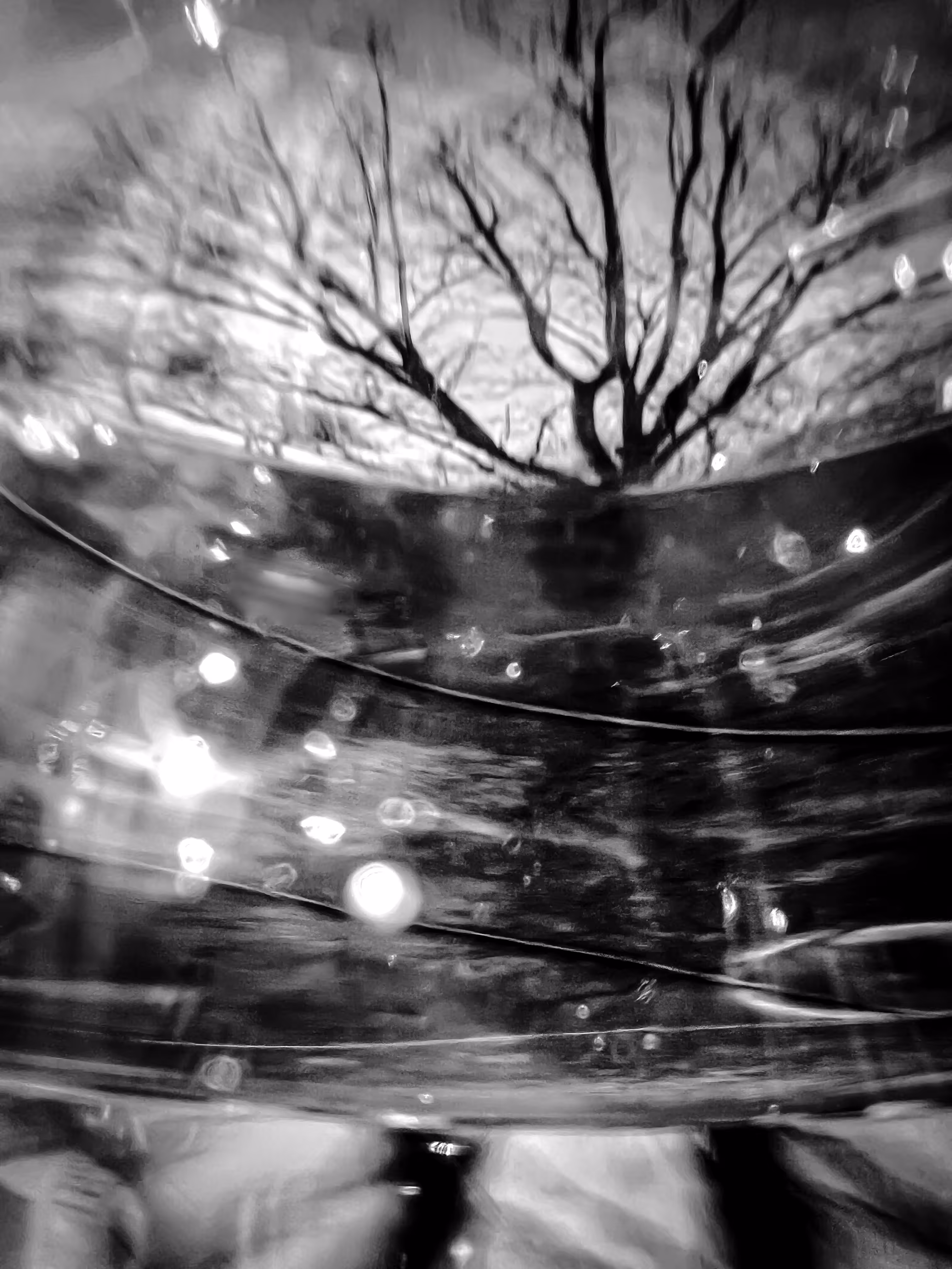 Through a glass, darkly