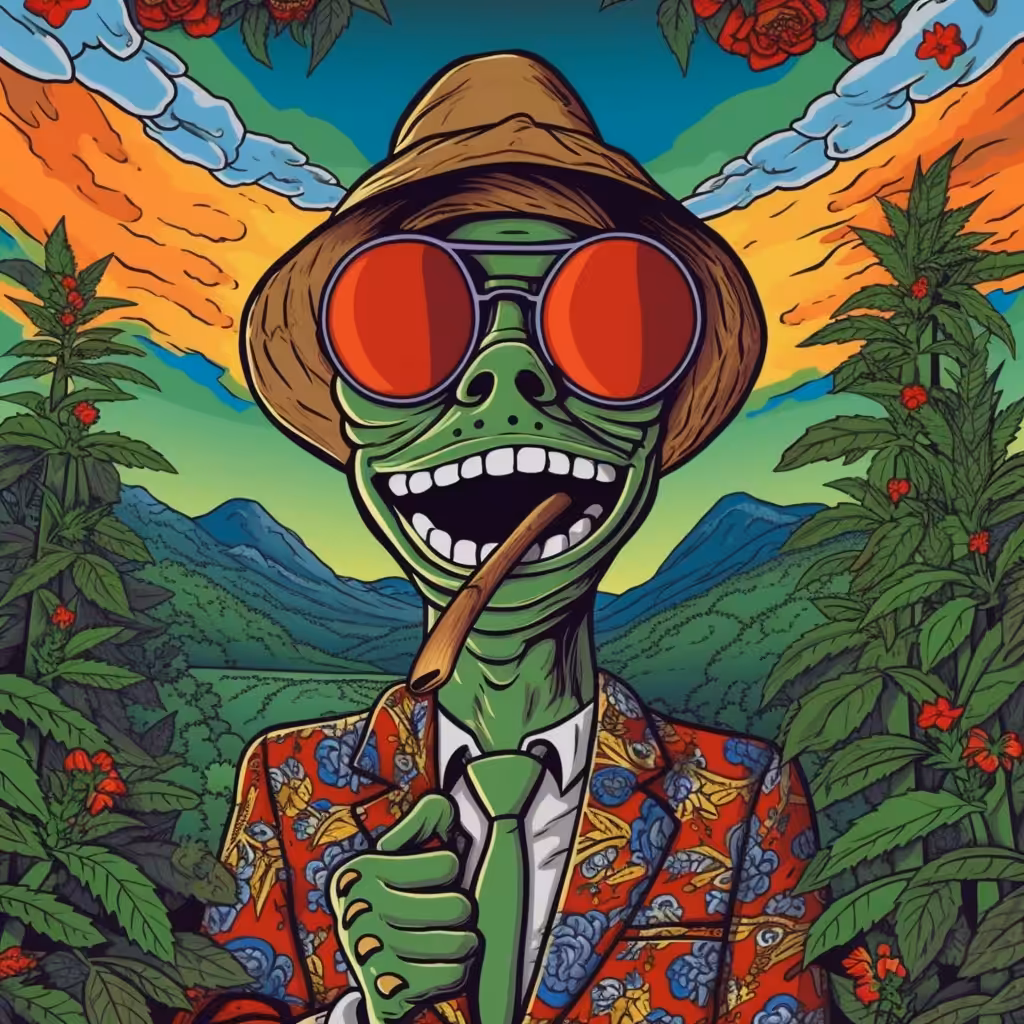 Hunter S PEPE - Cactus frog challenge
