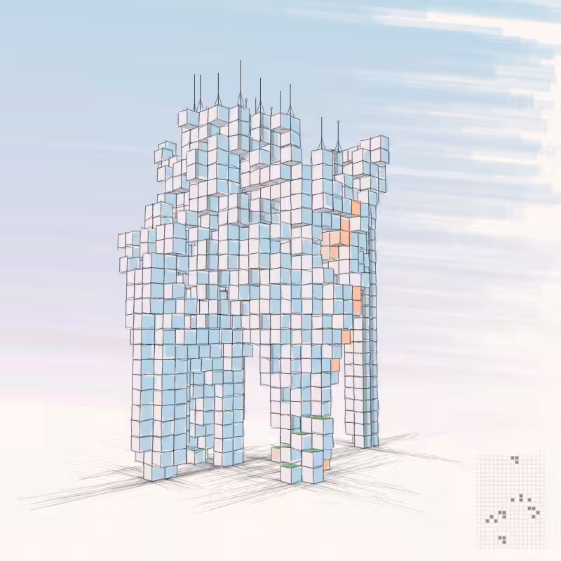 Cellular Skyscrapers #133