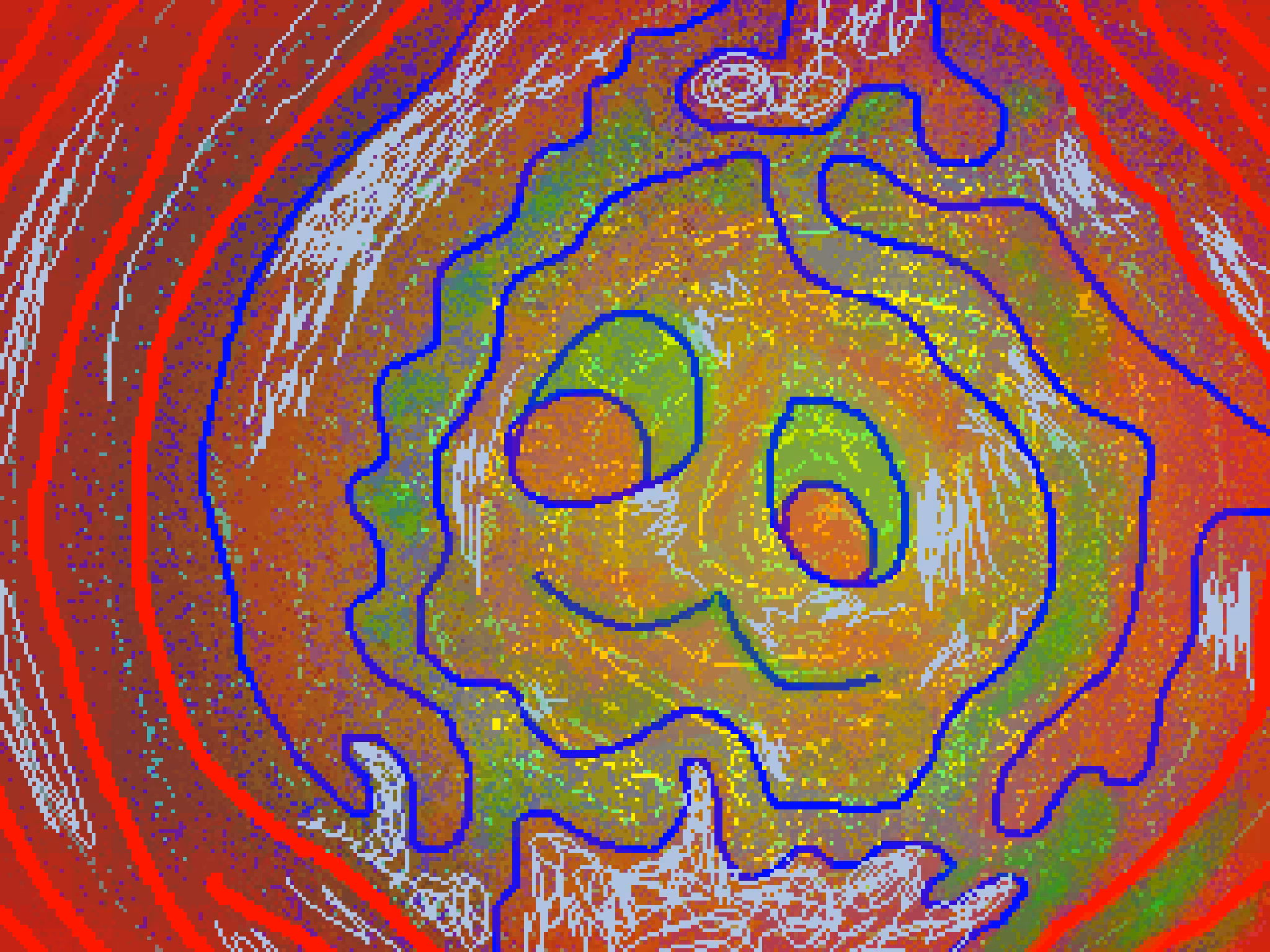 Opalescent Girl Smile