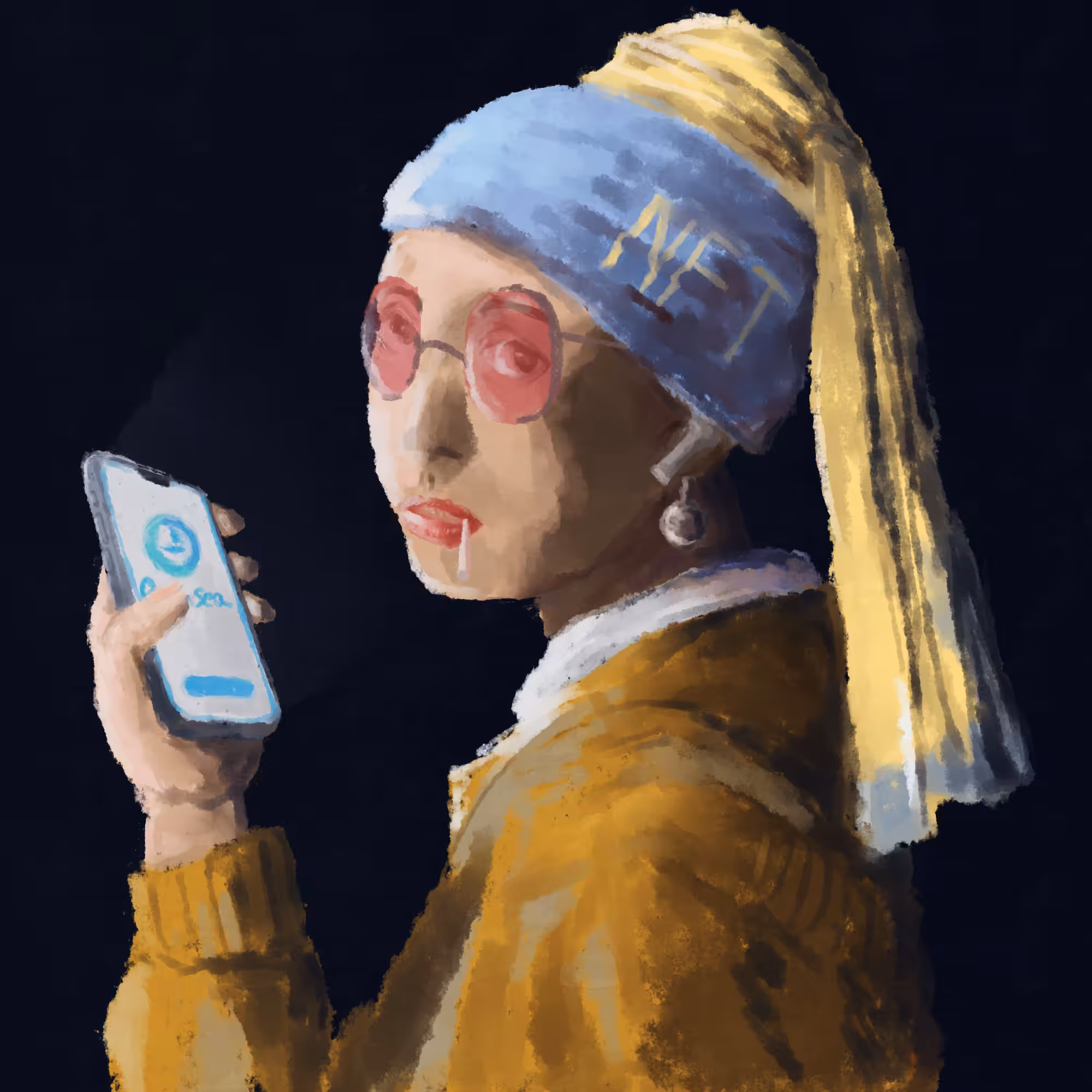 Girl with a NFT
