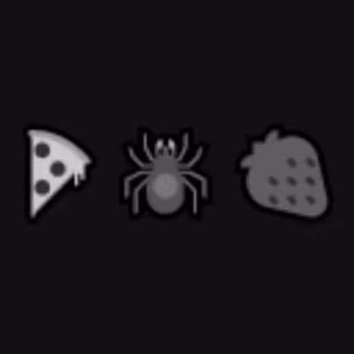 🍕🕷️🍓...