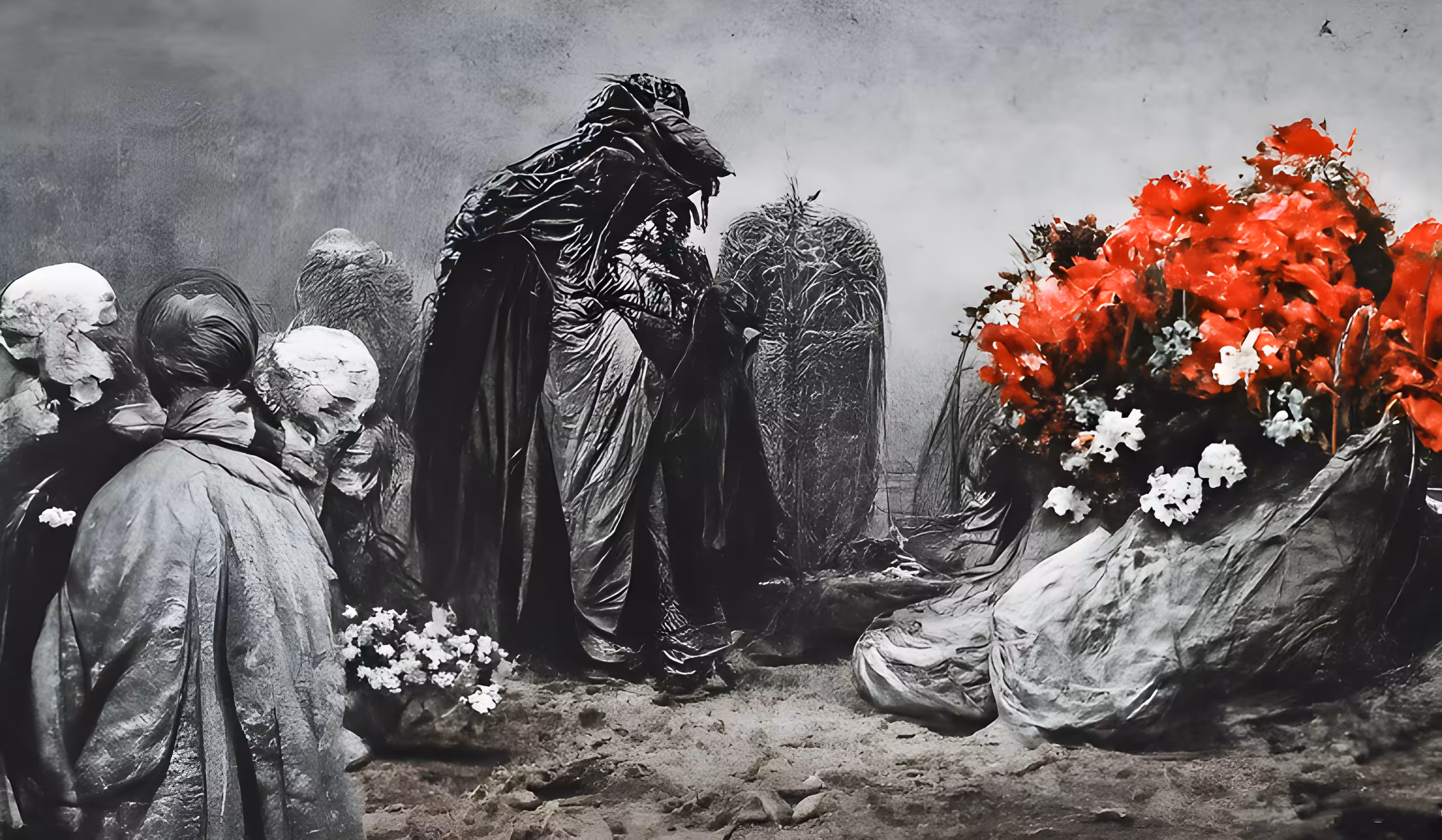 Leaving flowers on your grave Show that I still care
